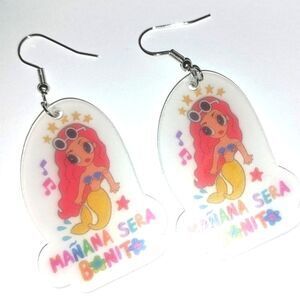 Colorful fun rainbow earrings